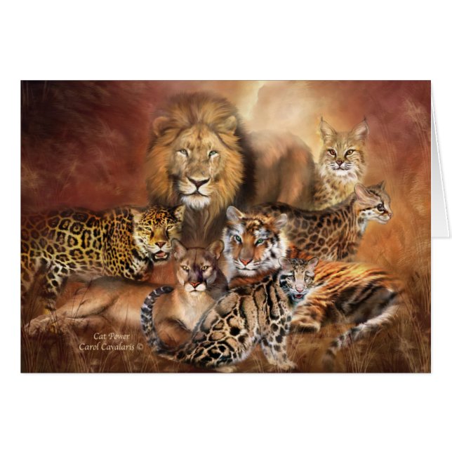 Grands chats ArtCard (Devant horizontal)