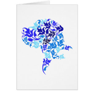 Grands Danois feuilles bleues