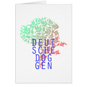 Grands Danois tête de feuille