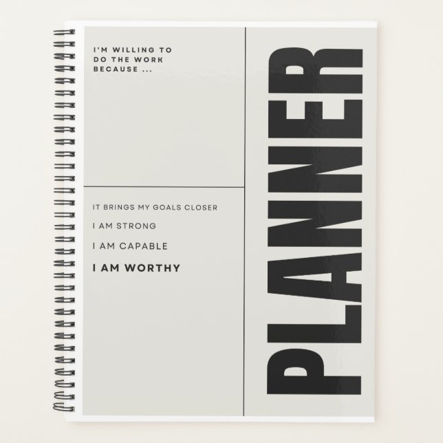 Grands objectifs (8,5 po x 11 po), Couverture rigi (Devant)