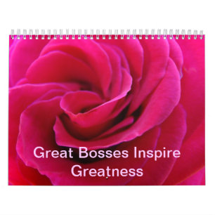 Grands patrons inspirent des calendriers de grande