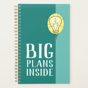 Grands plans Turquoises à l'intérieur du planifi