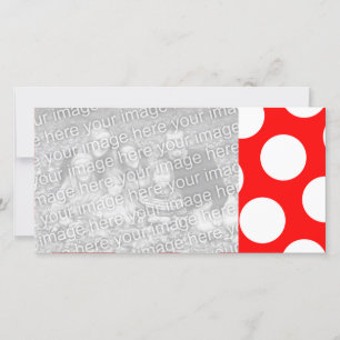 Grands Pois rouges et blancs