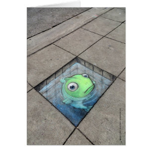 grands poissons, petite carte de trottoir