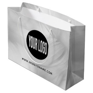 Grands sacs de shopping avec logo/texte personnali
