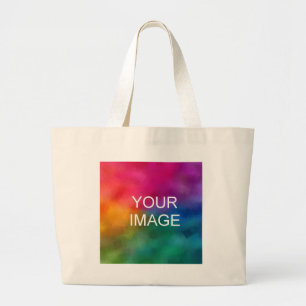 Grands Sacs fourre-tout Votre Image Logo Photo Ici