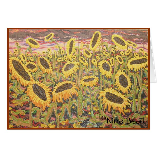 "Grands tournesols," par Nina Beall (Devant horizontal)