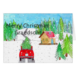 Grandson Fiat 500 en Forêt Neige personnalisable