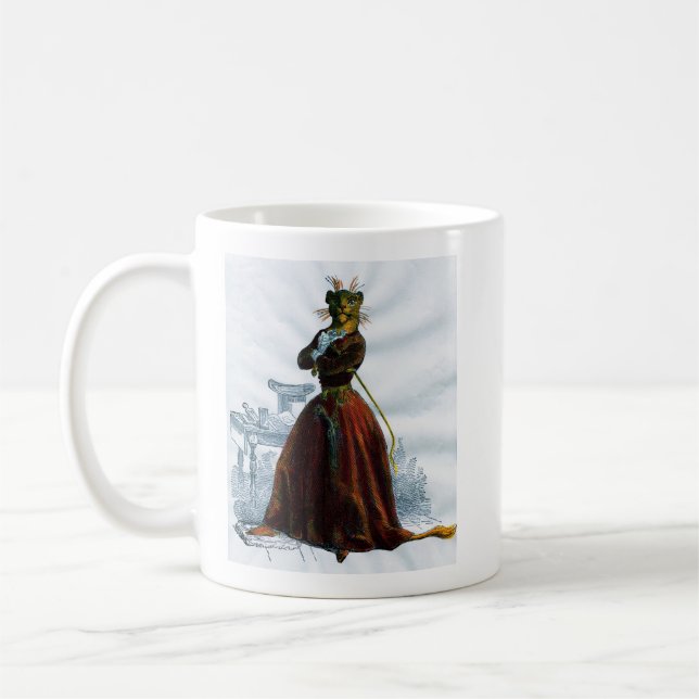 Grandville Sheeple Zendula Lioness Coffee Mug (Gauche)