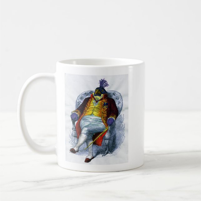 Grandville Sheeple Zendula Peacock Coffee Mug (Gauche)