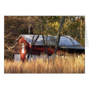 Grange d'automne dans le centre du Maryland