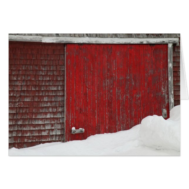 Grange en hiver (Devant Horizontal)