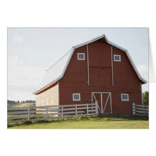 Grange en paysage rural