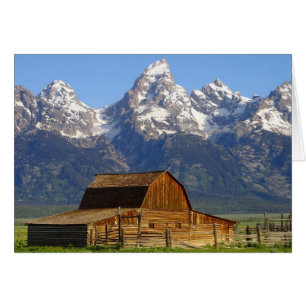 Grange Mormon Row avec Teton Range