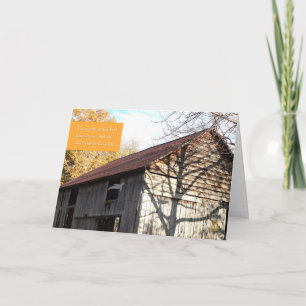 Grange, Ombre Arbre, Esprits Carte Eve De Toutes L