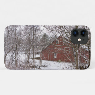 Grange Rouge Dans Le coque iphone De Neige
