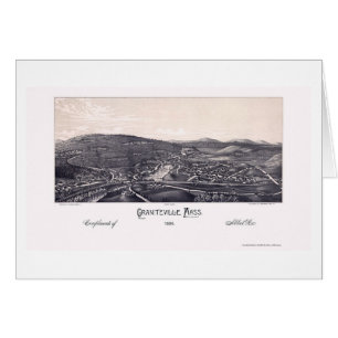 Graniteville, carte panoramique de mA - 1886