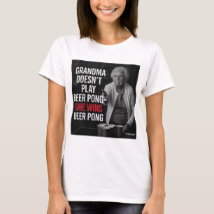Granny Beer Pong, T-shirt