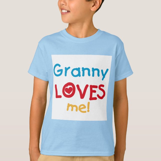 Granny Loves Me Tshirts et cadeaux (Devant)