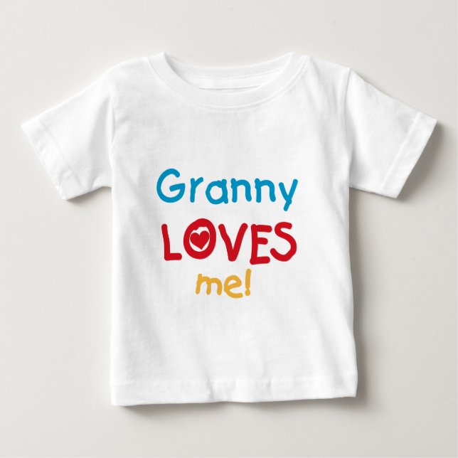 Granny Loves Me Tshirts et cadeaux (Devant)