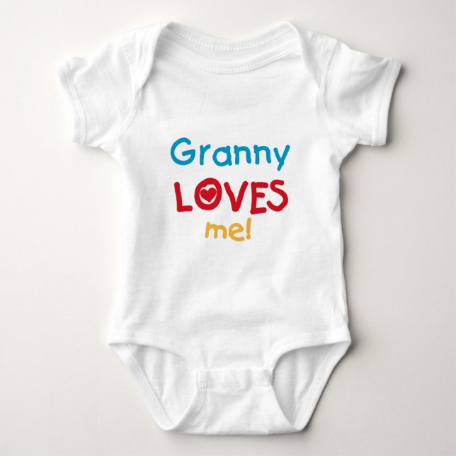 Granny Loves Me Tshirts et cadeaux (Devant)