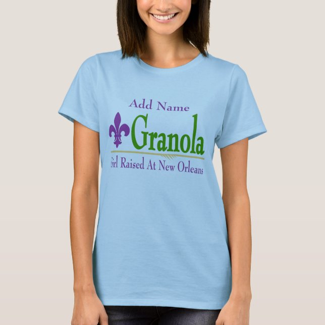 Granola : Une Fille Élevée Au T-shirt De La Nouvel (Devant)