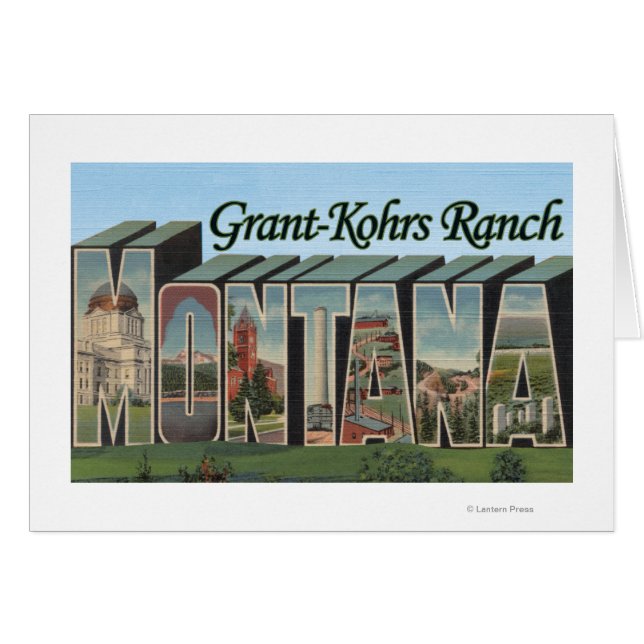 Grant-Kohrs Ranch, Montana - Scènes de grandes let (Devant horizontal)