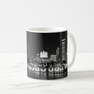 Grant Park Chicago Grayscale Coffee Mug