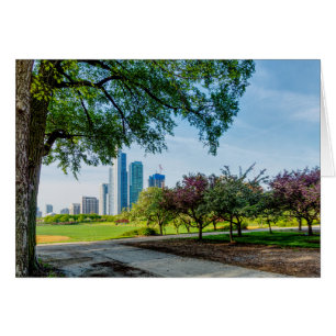 Grant Park Morning Walk Carte de voeux