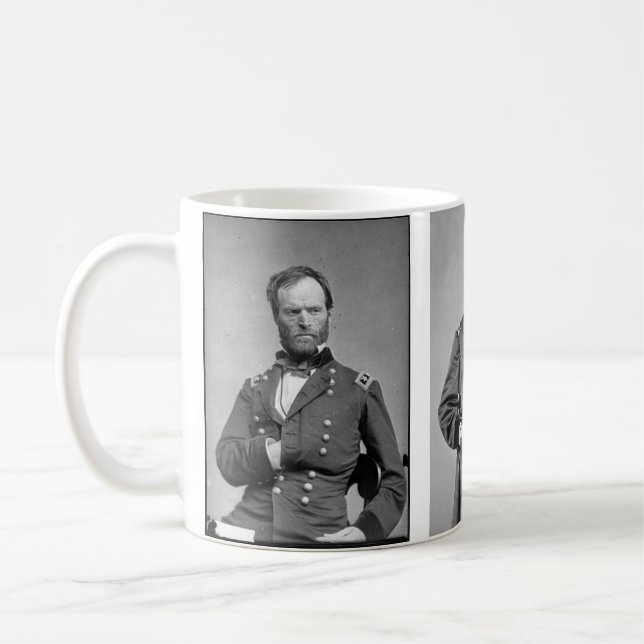 Grant Sherman Sheridan Mug (Gauche)