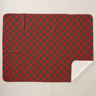 Grant tartan rouge vert plaid