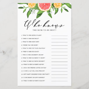 Grapefruit qui connaît maman le meilleur jeu de do