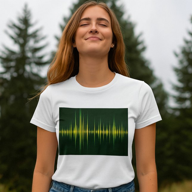 Graphic Equalizer Womens T-Shirt (Créateur téléchargé)