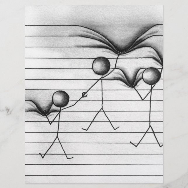 Graphique à bâtons de crochet sur les lignes (Devant)