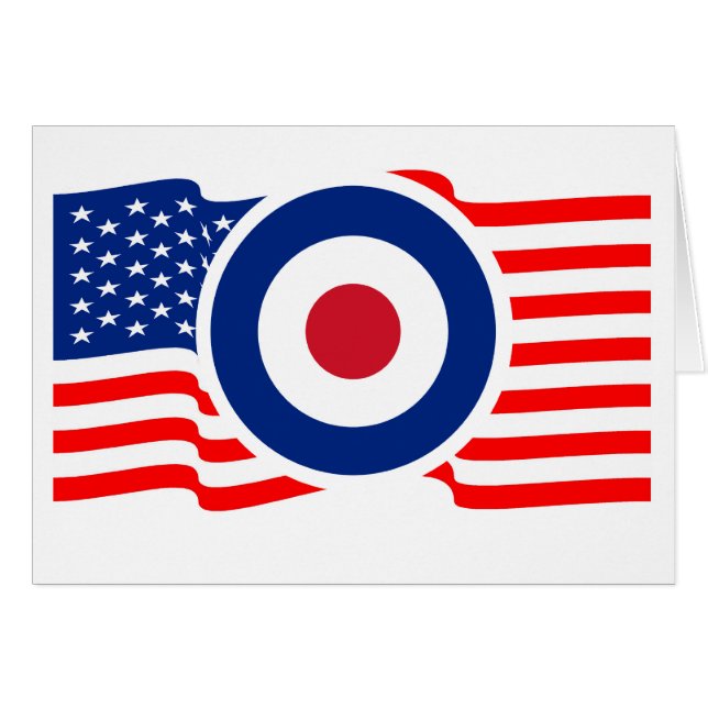 Graphique cible Roundel USA (Devant horizontal)