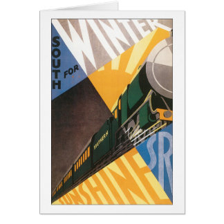 Graphique d'affiche de Vintage voyage de train