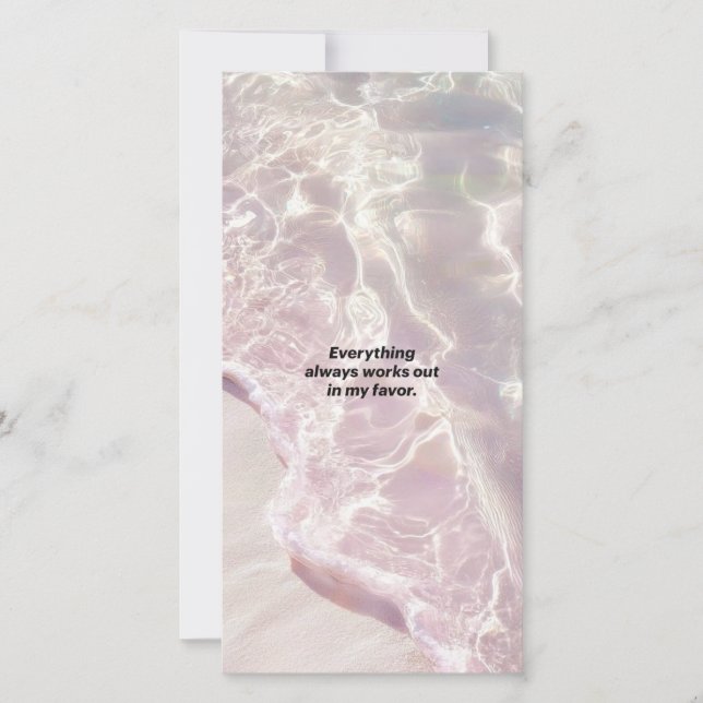 Graphique d'affirmation de manifestation (Devant)