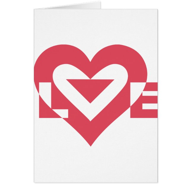 Graphique d'amour cool, rose cerise (Devant)