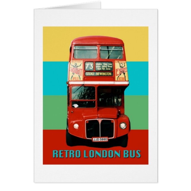 Graphique de bus Retro London (Devant)