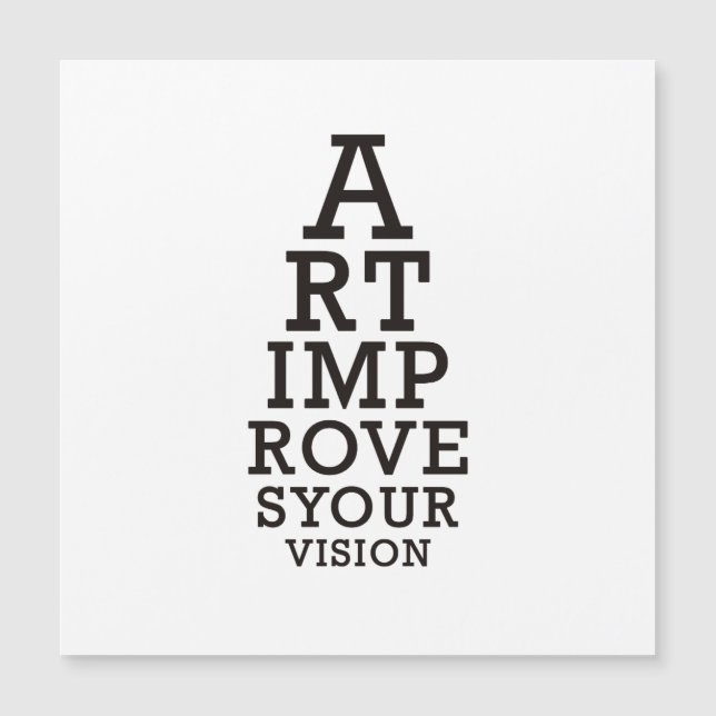 Graphique de contrôle de la vision améliore l'art  (Devant)