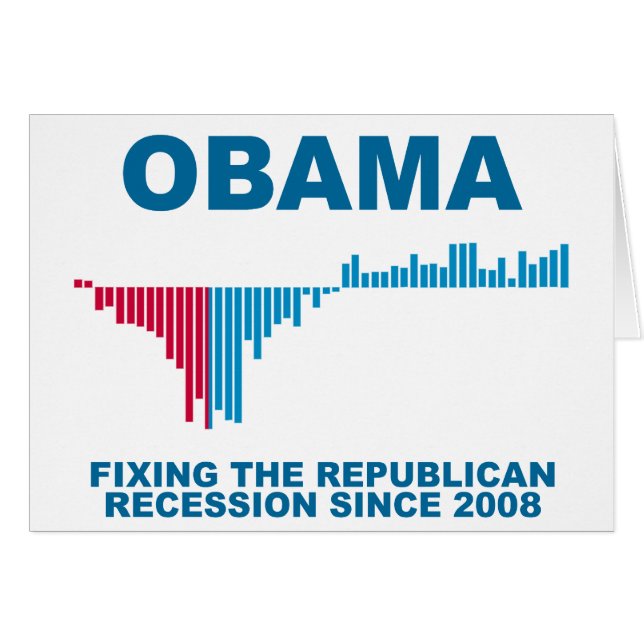 Graphique de croissance de travail d'Obama (Devant horizontal)