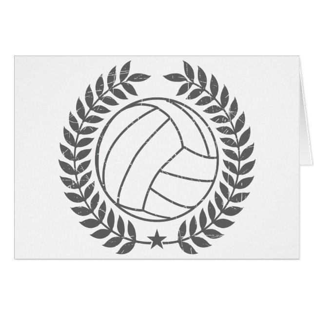 Graphique de cru de volleyball (Devant horizontal)