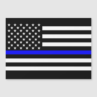 Graphique de la ligne bleue mince sur un drapeau a