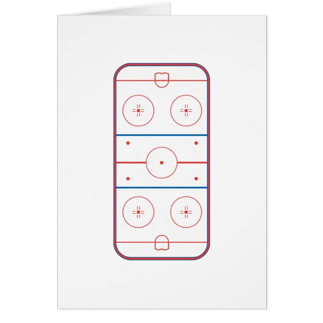 graphique de la patinoire de hockey (Devant)