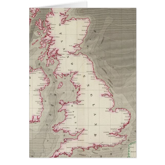 Graphique de marée Mers britanniques (Devant)