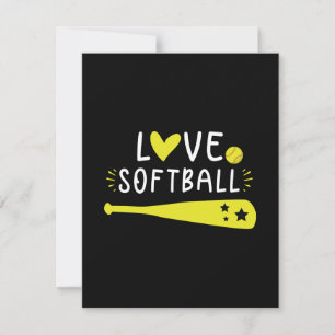 Graphique de softball Dire pour les filles et les 