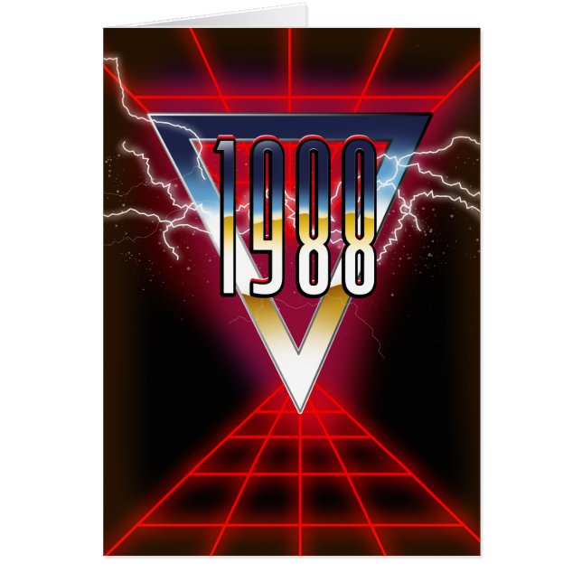 Graphique de Tech noir 1988 (Devant)