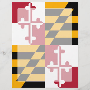Graphique du drapeau de l'État du Maryland