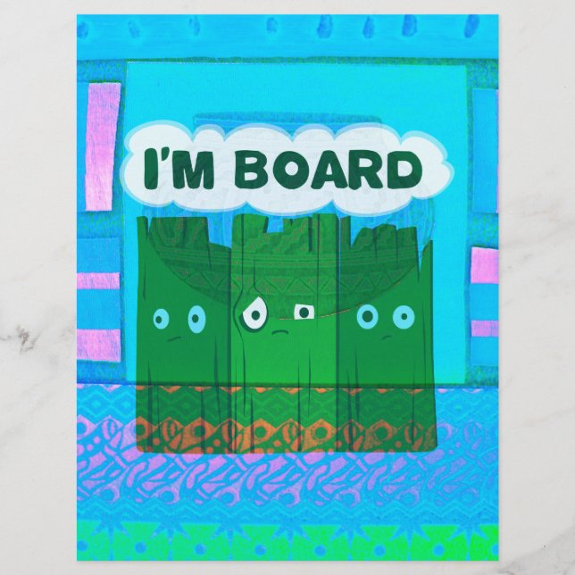 Graphique Inspirationnel amusant : Je Suis Bored T (Devant)