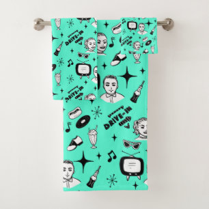 Graphique nostalgique style Pop 1950